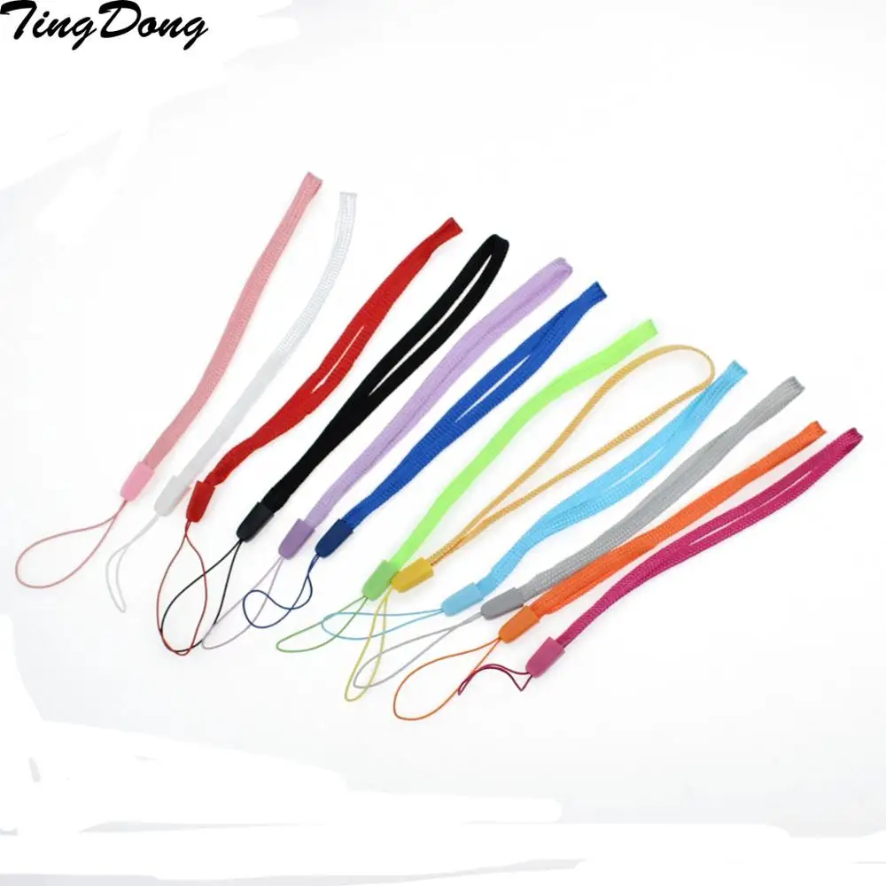 

12x Short Colorful Hand Wrist Lanyard Strap For Mp3 4 USB Flash Drive key Keychain ID Badge Holder Mobile Phone Lanyard 17.5cm
