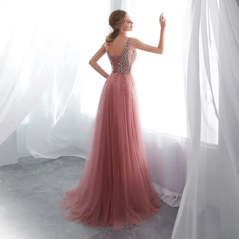 Элегантное Плиссированное свадебное платье трапециевидной формы с бусинами сексуальное платье принцессы на тонких бретелях с аппликацией Vestido de Noiva