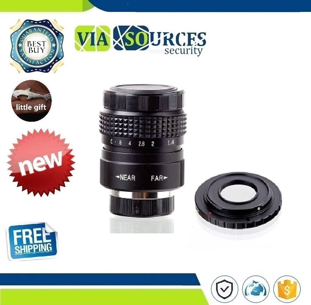 

5mm F1.4 CCTV TV lens + C Mount for Micro 4/3 m4/3 for Panasonic GX85 GX8 GX7 GX7K GH5 GH4 G10 G7 G7K G7H GF7 GF8 GF9