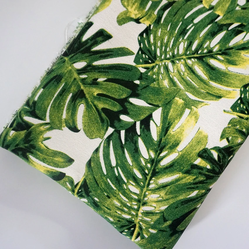 

Plant Palm Leaves Leaf Printed Canvas cotton fabric DIY Handmade Cloth Material Hawaii Style telas tecido tissu patchwork fabric