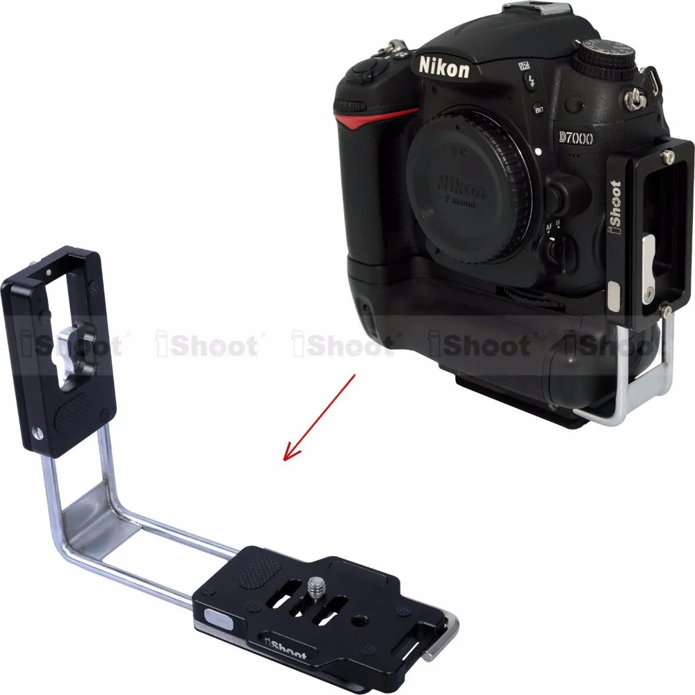 

Quick Release L Plate Bracket Grip Vertical Shoot L Bracket for Nikon D810 D800 D750 D700 D200 D100 D50 D90 D7100 D3100 D3200 F5
