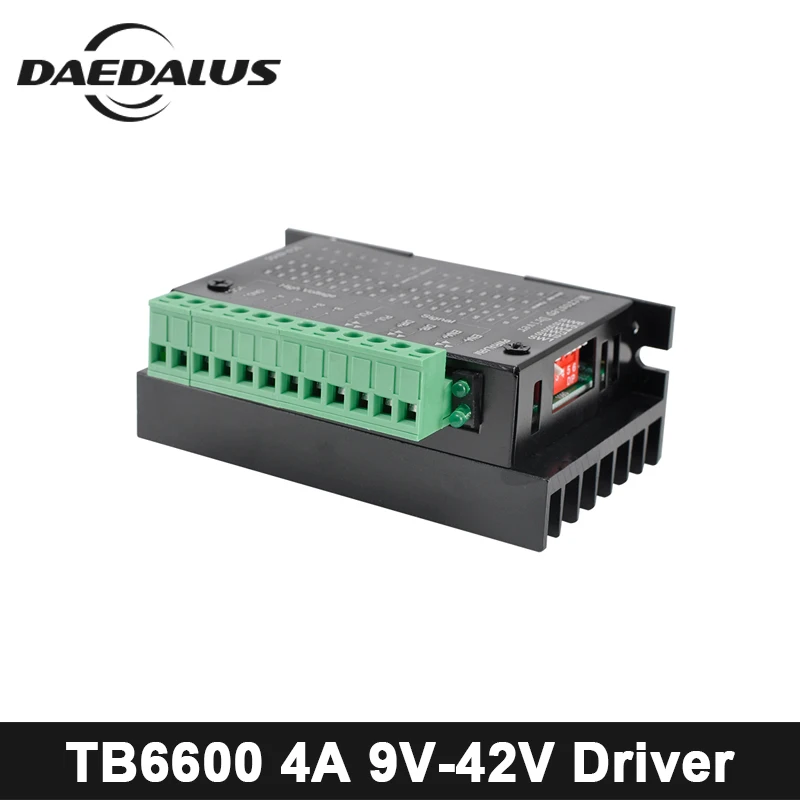 

TB6600 Stepper Motor Driver Controller 4A 9~42V TTL 16 NEW Upgraded Version Of The 42/57/86 Stepper Motor Micro-Step CNC 1 Axis