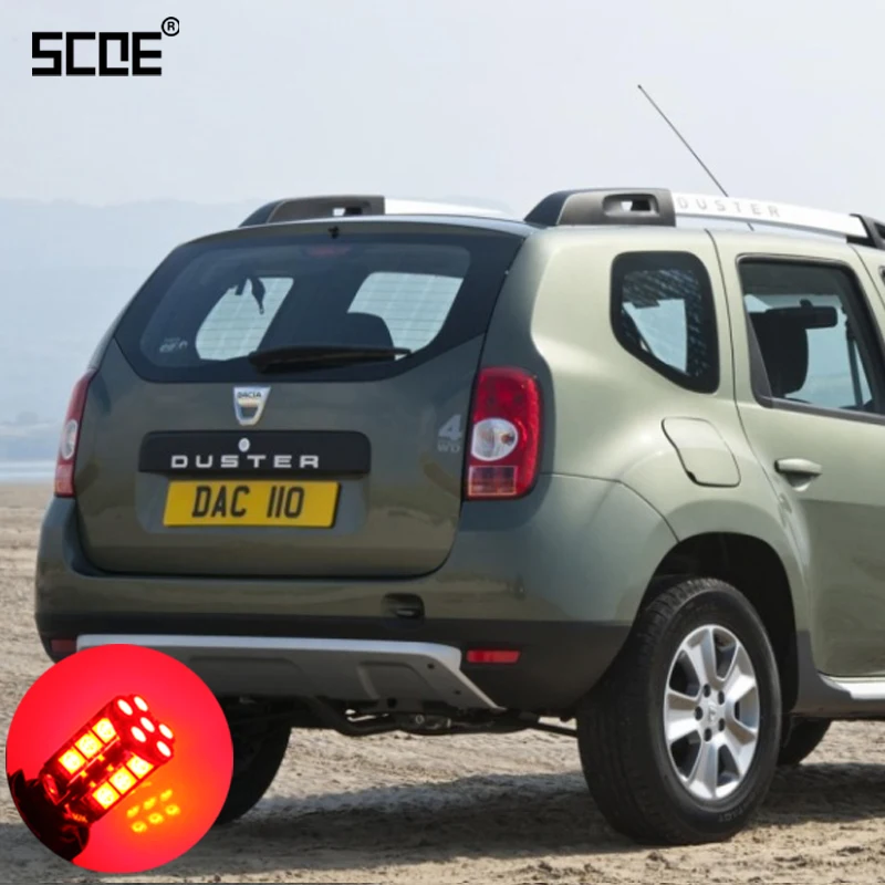 

SCOE For Dacia Dokker Duster Lodgy Logan MCV Sandero Solenza 2X 30SMD LED Brake Stop Light Rear Parking Light Source Car Styling