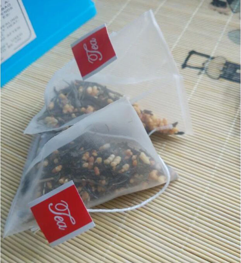 

2000pcs/lot Nylon Empty Pyramid Tea Bag Tea Infuser New Tea Strainer Teabags