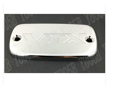 Хром тормоза сцепления бачок Кепки для Honda VTX 1300 2003-2009 VTX1800 2002-2012 с гравировкой "VTX"