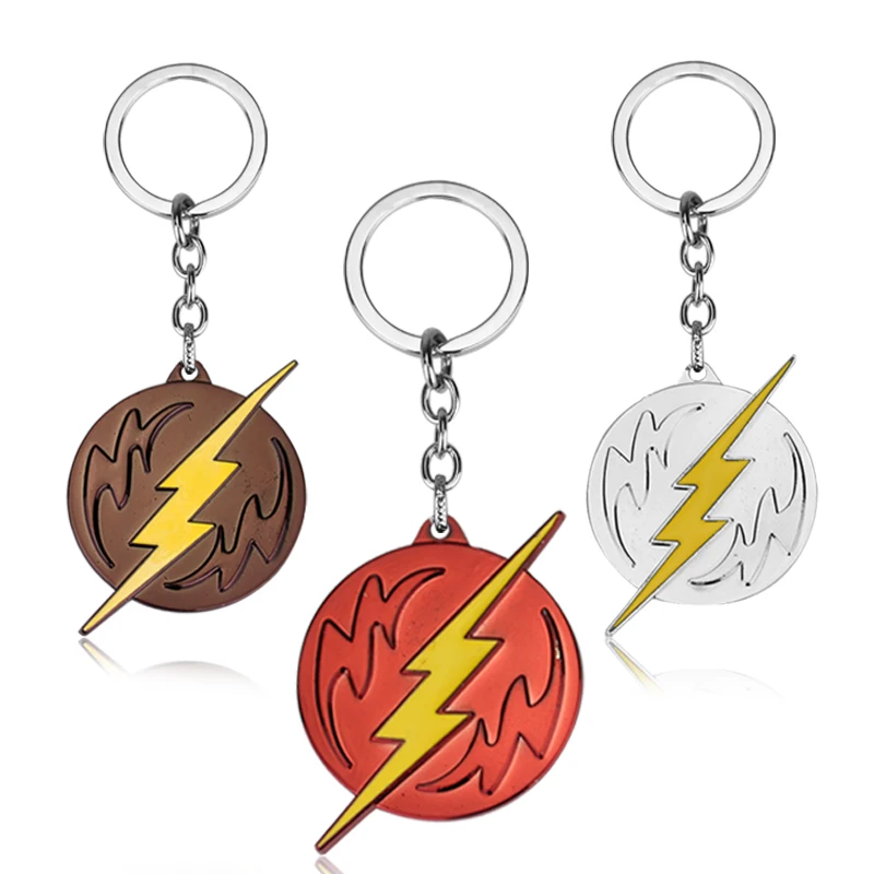 Buy Flash Lightning Keychain Super Hero Metal Key
