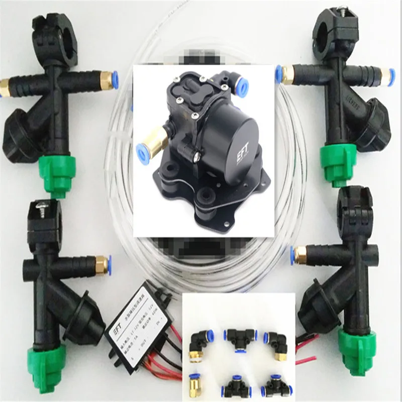 DIY Mini Agricultural Spray UAV Kit Brushless Water Pump 12S Buck Regulator +48V 12VBuck Module