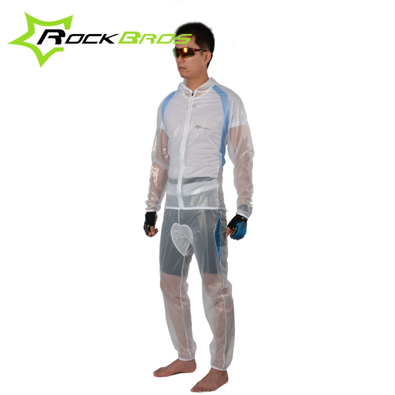 Rockbros 2018 Cycling Jersey Men Long Sleeve Sets Waterproof Windproof Cycling Clothing Bicycle Bike Raincoat Kits