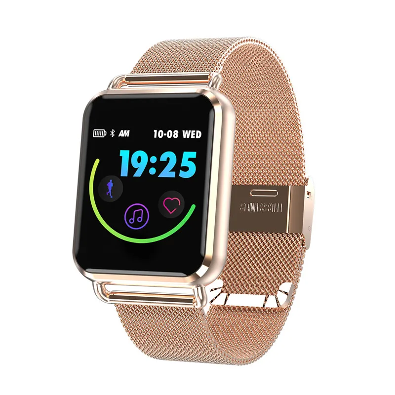 

Q3 Smart Sport Watch Men Women Dynamic Blood Pressure Heart Rate Monitor Pedometer Weather Display Smartwatch for Iphone Android