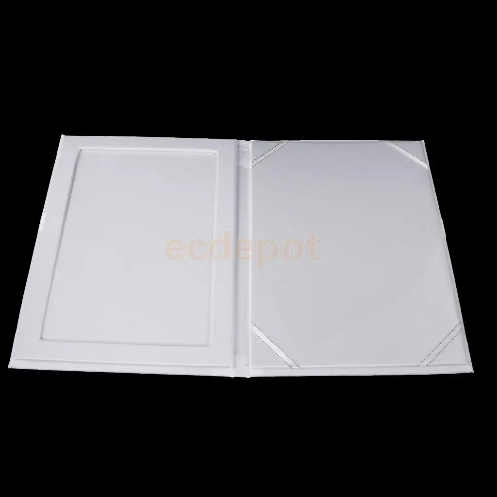 

Silky Satin Wedding Photos Birth Documents Marriage Certificates Holder with Satin Bow Rhinestone Newlyweds Gift
