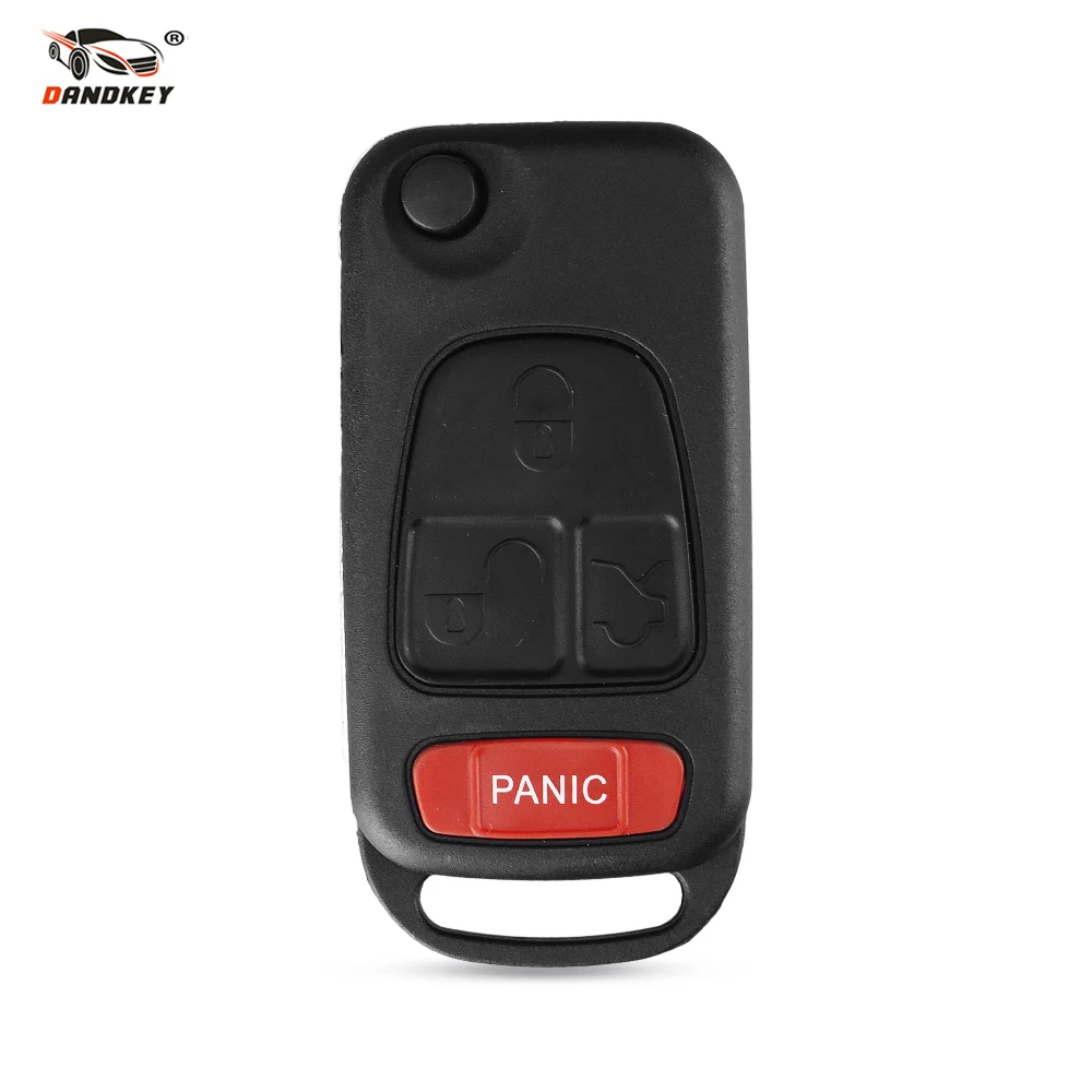 

DANDKEY 4 Buttons 3+1 BUTTON For Mercedes For Benz MB ML350 ML500 ML320 ML55 AMG ML430 Folding Remote Key Case HU39/HU46 Blade