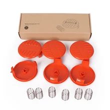 Крышки катушки травяного Пожирателя совместимы с черный Decker триммером шнура колпачок катушки защищает крышки катушки 6 x пружины