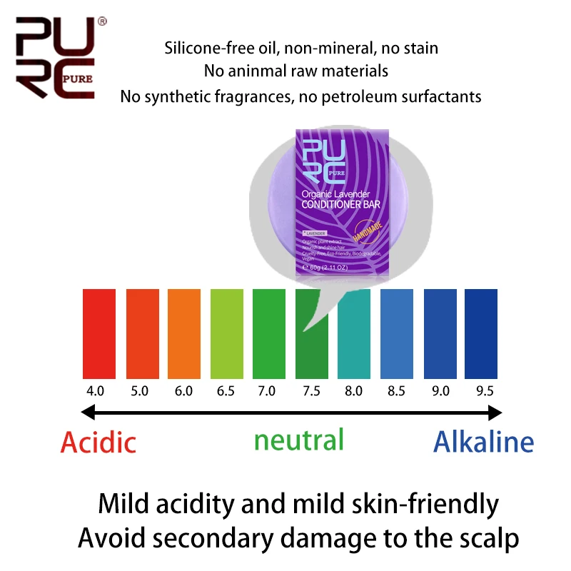 11,11 PURC ручной работы Лаванда Кондиционер Для Волос Бар Глубокий Кондиционер для волос органический экстракт лаванды Кондиционер для волос мыло