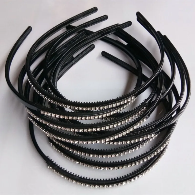 

Trendy Plastic Crystal Rhinestone Hairbands For Women Girls Nice Gift New Fashion Hair Accessories Hair band Headband Head band
