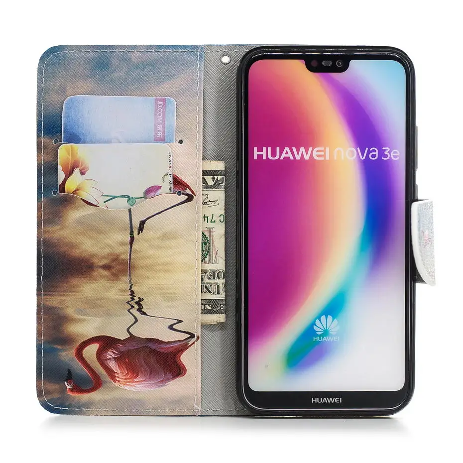 جلدية الهاتف حافظة لهاتف Huawei P8 P9 P10 P20 P30 لايت برو P الذكية Y3 Y5 2017 محفظة فليب غطاء لهواوي الشرف 6A 8 9 الوجه حالة