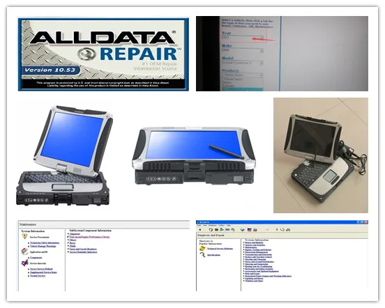 Cheap all data repair software pro v10.53 and mitchell on demand with computer diagnostic for cars and trucks hdd 1tb alldata auto 