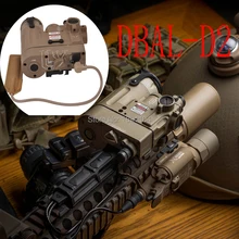 Элемент Тактический светильник вспышки DBAL-D2 красный и ИК лазер и светодиодный фонарь DBAL-EMKII светильник оружия(ST328