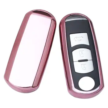 

Car Smart Key Shell Cover Bag Key Case For Mazda 3 6 CX5 CX7 323 626 Familia Accessories Key Wallet