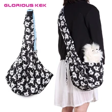 Великолепные KEK сумки для переноса собак для маленьких собак Передняя Сумка переноска для собаки сумка без рук регулируемые животные принты ПЭТ сумки через плечо