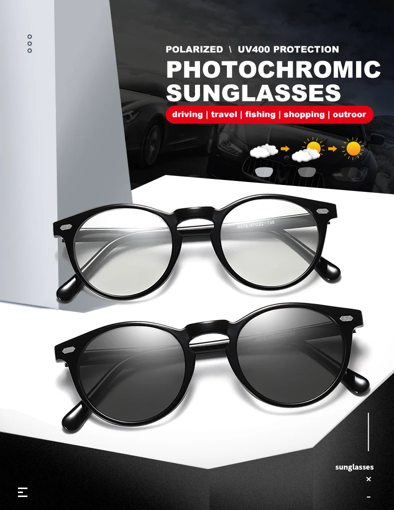 Бренд унисекс TR90 оправа фотохромные солнцезащитные очки для женщин и мужчин поляризационные очки Хамелеон День Ночь антибликовые gafas oculos de sol