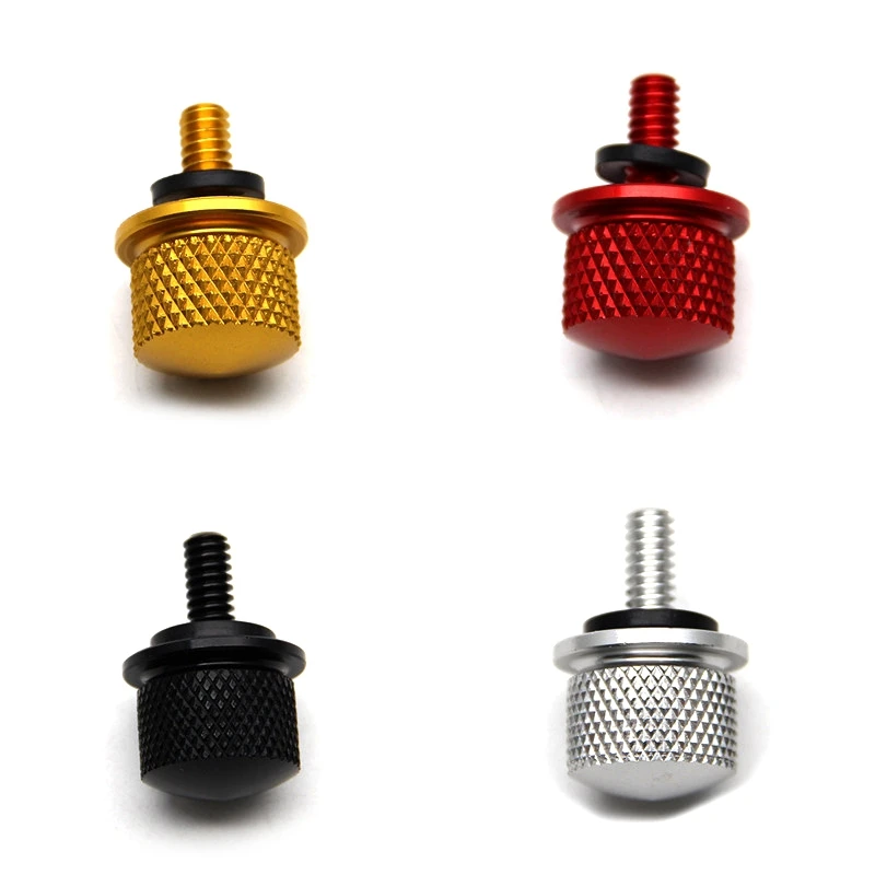6mm Motorcycle Aluminum Seat Mount Bolt Screw Cap Universal For Harley Davidson Softail Dyna