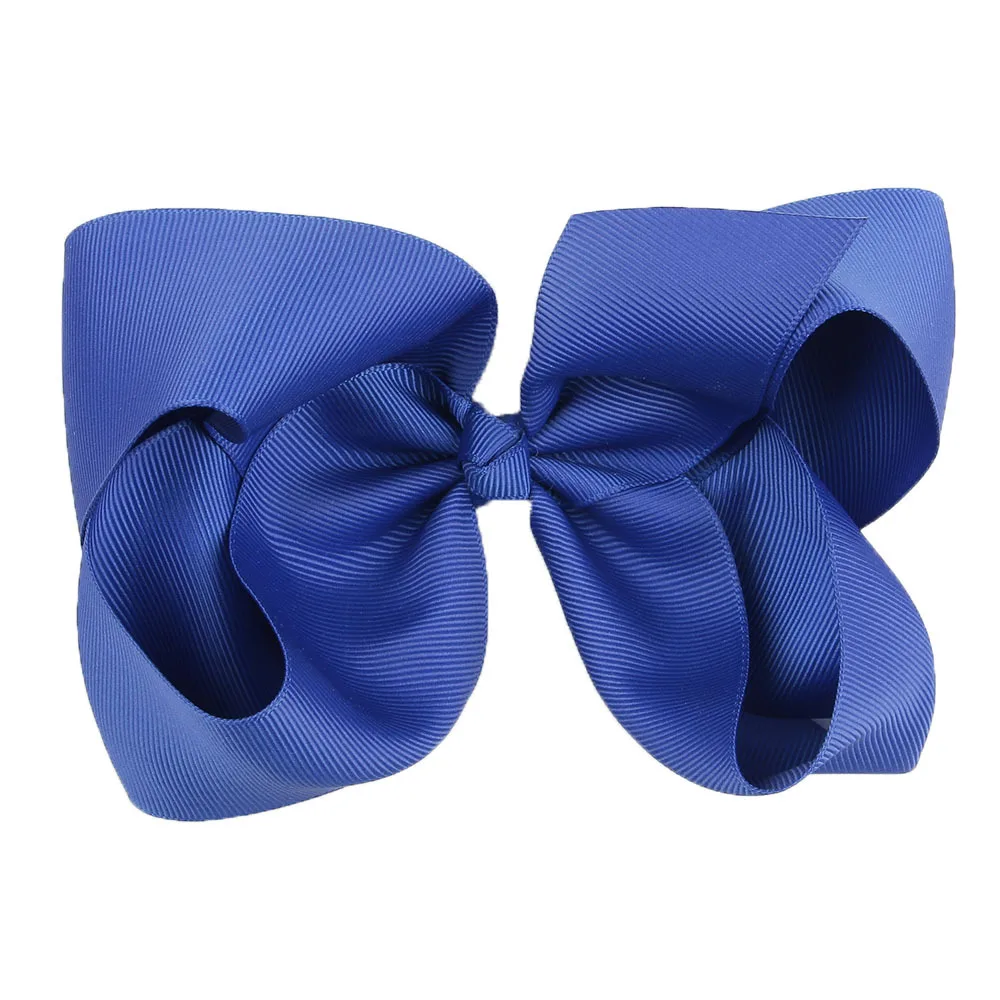 Yundfly 1PCS 6 Inch Big Ribbon Bow Hairpin Baby Girls Bow Clips Kid Hair Clip Boutique Hair Accessories(Color:20 Colors) baby accessories Baby Accessories