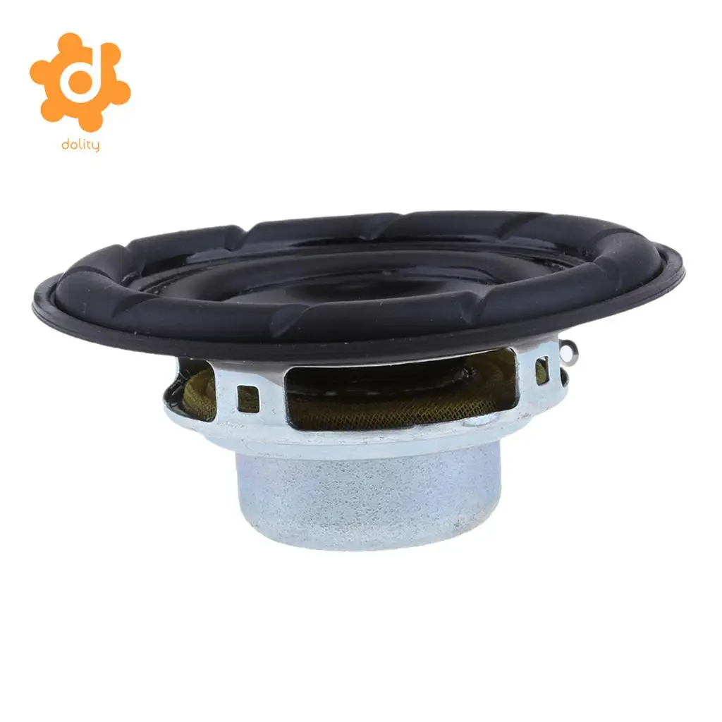 dolity 40mm 4Ohm 5W Full Range Audio Speaker Round Loudspeaker 16 Coil PU Edge