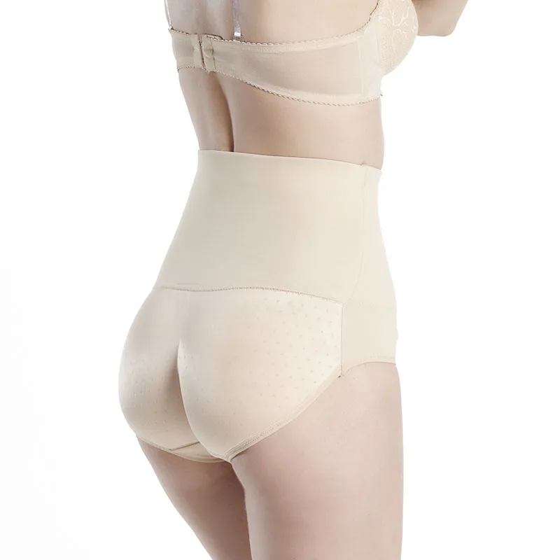 Высокая талия женское нижнее белье bodyshort сплошной цвет дамы трусы Послеродовая