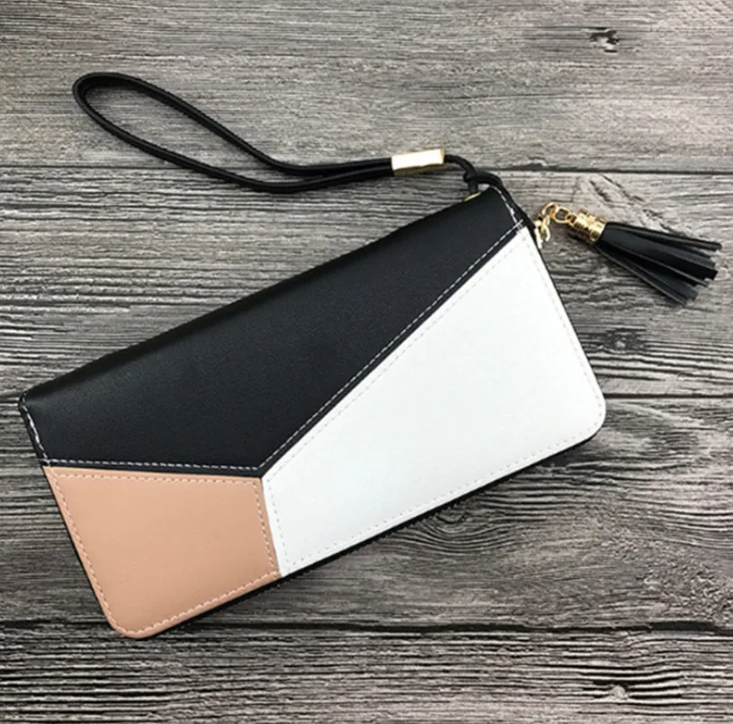 

2019 Wholesale Cheap PU Leather Fashion Beautiful Women Hand Purse Wallet