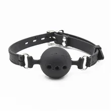 2 Sizes Soft Safety Silicone Open Mouth Gag Ball Bondage Restraints Sex Toys For Women Slave Gag With Open Holes For Couples цена 2 Sizes Soft Safety Silicone Open Mouth Gag Ball Bondage Restraints Sex Toys For Women Slave Gag With Open Holes For Couples цены онлайн