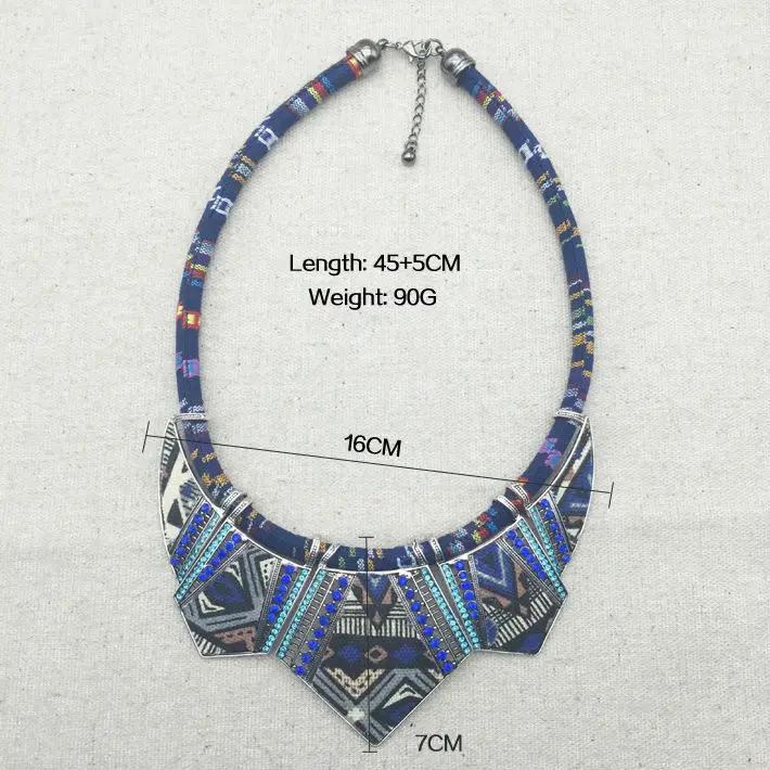 Женское модное богемное ожерелье и кулоны, современное хиппи, Винтажное колье с большим именем, этническое ожерелье в стиле бохо, многоцветная веревка, бижутерия