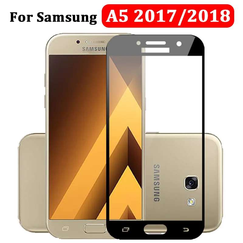 Полное покрытие, закаленное стекло для samsung galaxy a5, защита экрана на samsun galxy a 5 5a a51028, защитная пленка 9h