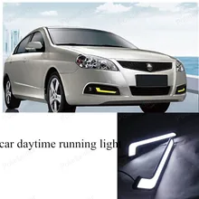 Светодиодный* 2, по 1 паре, светодиодный S супер яркий 7-образный белый 20 Вт COB Водонепроницаемый светодиодные ходовые огни COB Противотуманные фары