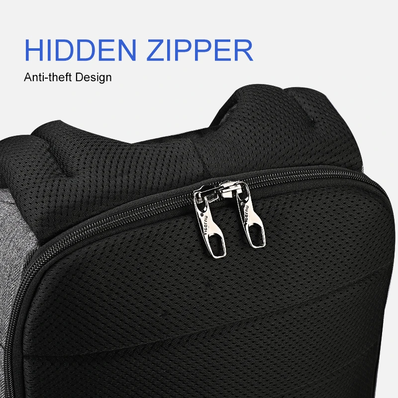  Tigernu New Casual High Quality Waterproof Men Backpack 15.6