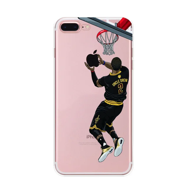 NBA Basketball Player Shockproof Phone Case For iphone X 8 7 6 6S Plus
