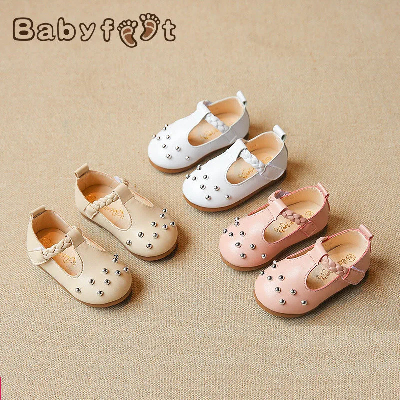 Babyfeet children shoes Little baby girl shoes princess ballet pumps Kids PU Leather shoes toddler girls sapatos infantil menina soft sole baby shoes toddler moccasins kids girl barefoot leather baby shoes items infant footwear bota infantil 503020