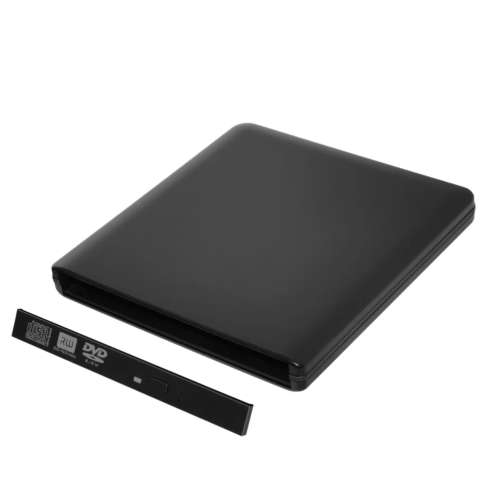  DeepFox Aluminum 12.7mm USB 3.0 External DVD Optical Drives Enclosure SATA II External DVD Case Sup