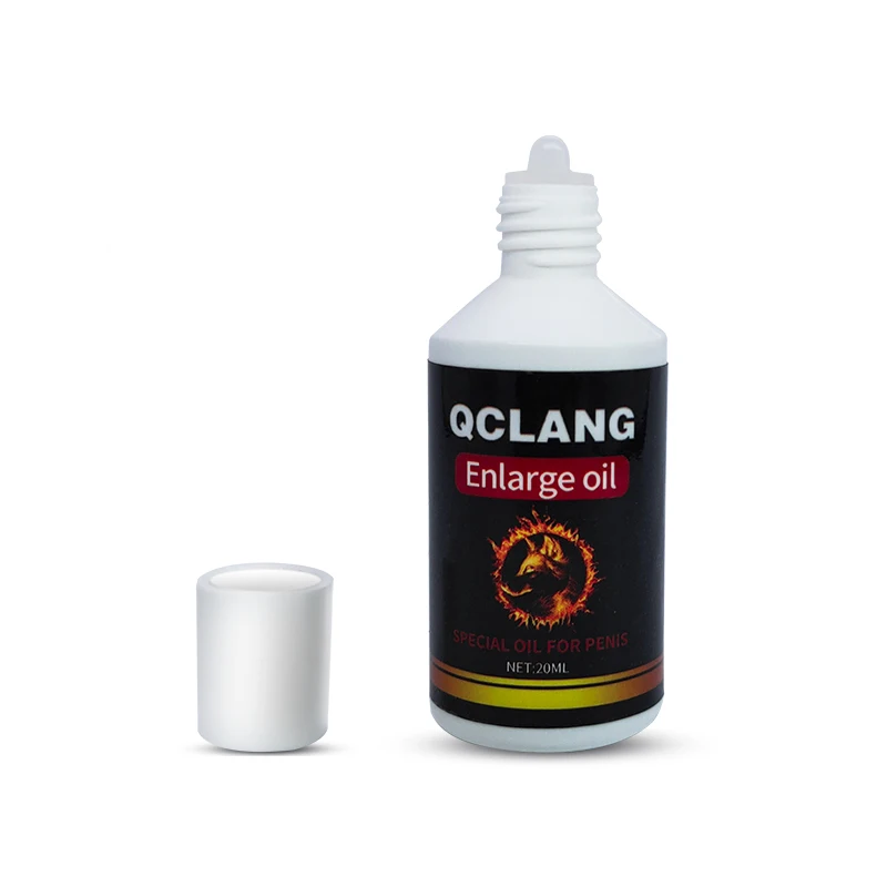1 шт. QCLANG бренд большой член масло Увеличение эфирное масло мощный рост утолщение для мужчин Увеличитель Члена увеличитель жидкости 20 мл