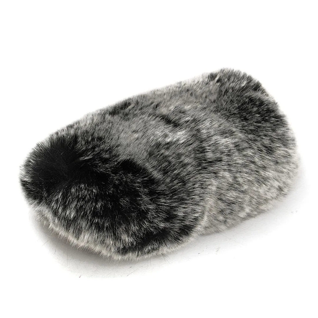 Mayitr 1pc Outdoor Furry Microphone Windshield Grey Black 17cm Mic Windscreen Wind Cover Muff Fit For Rode VideoMic PRO