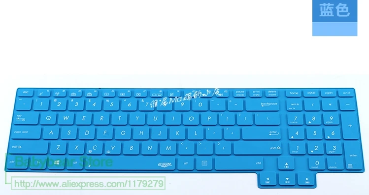 Ноутбук для Asus G750 Series G751 17 дюймов силиконовый защитный чехол клавиатуры G750Jx G750Jz