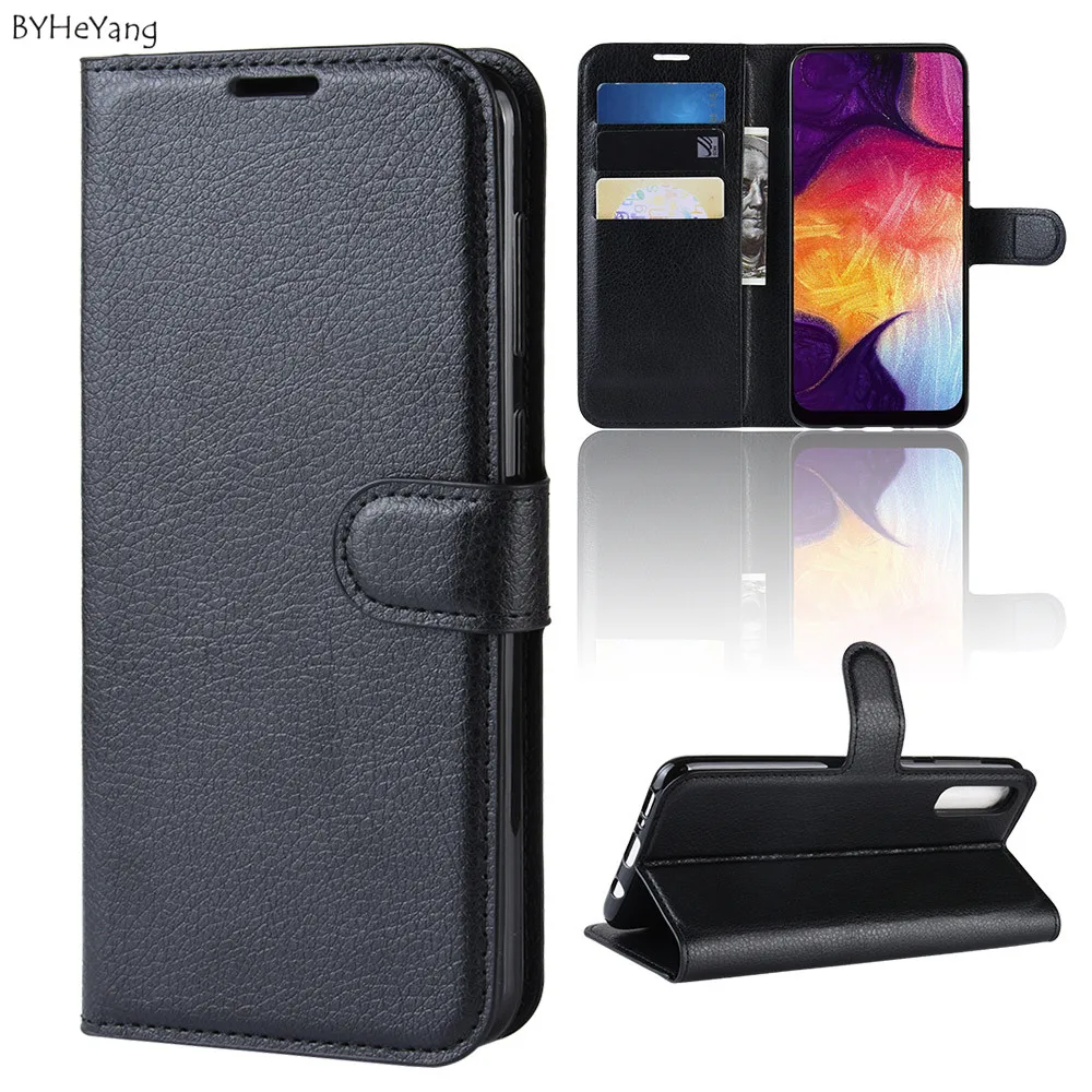 Для Samsung Galaxy A50 чехол A505F A505 A 50 Флип кожаный для телефона с подставкой Coque роскошный