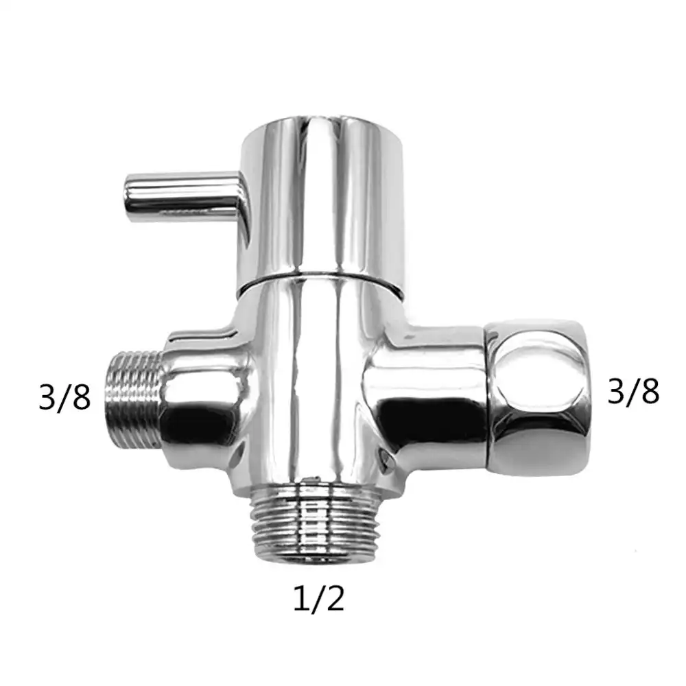 Homedec 3 8 Brass T Adapter Valve For Hand Held Shower Head