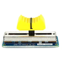 OPEN-SMART Slide Potentiometer Sensor Module Breakout Board Great for Amplifier DIY Light and Volume Control for Arduino -Yellow