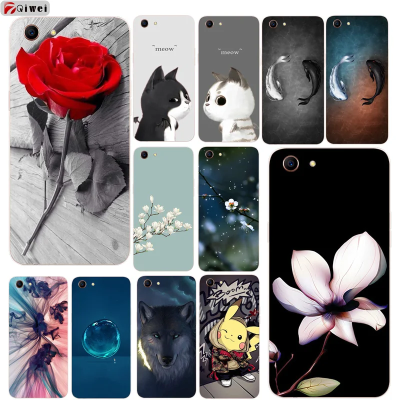 

Print Soft Case For Vivo Y81 Case Silicone Cute Animal Flower Soft TPU Back Cover Phone Case For Vivo Y81 Y 81 VivoY81 6.22 inch