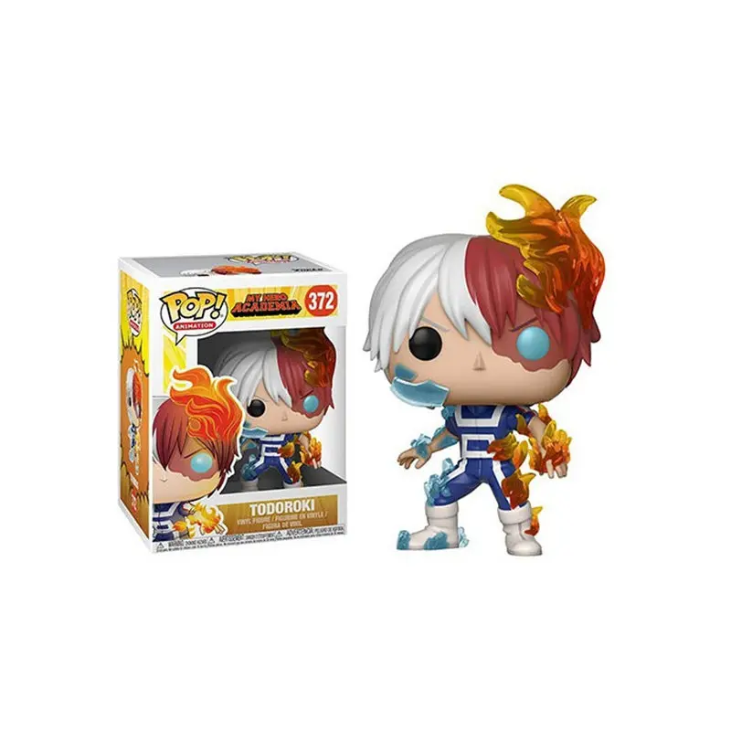 FUNKO POP аниме мой герой Academy персонаж Деку кацуки все могли TODOROKI Виниловая фигурка коллекция игрушек для детей - Цвет: with box