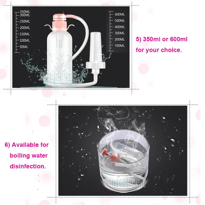600 мл ирригатор для влагалища, анальная клизма, шприц, многоразовое использование, медицинский вагинальный моющий оросительное устройство, моющий женский уход за здоровьем