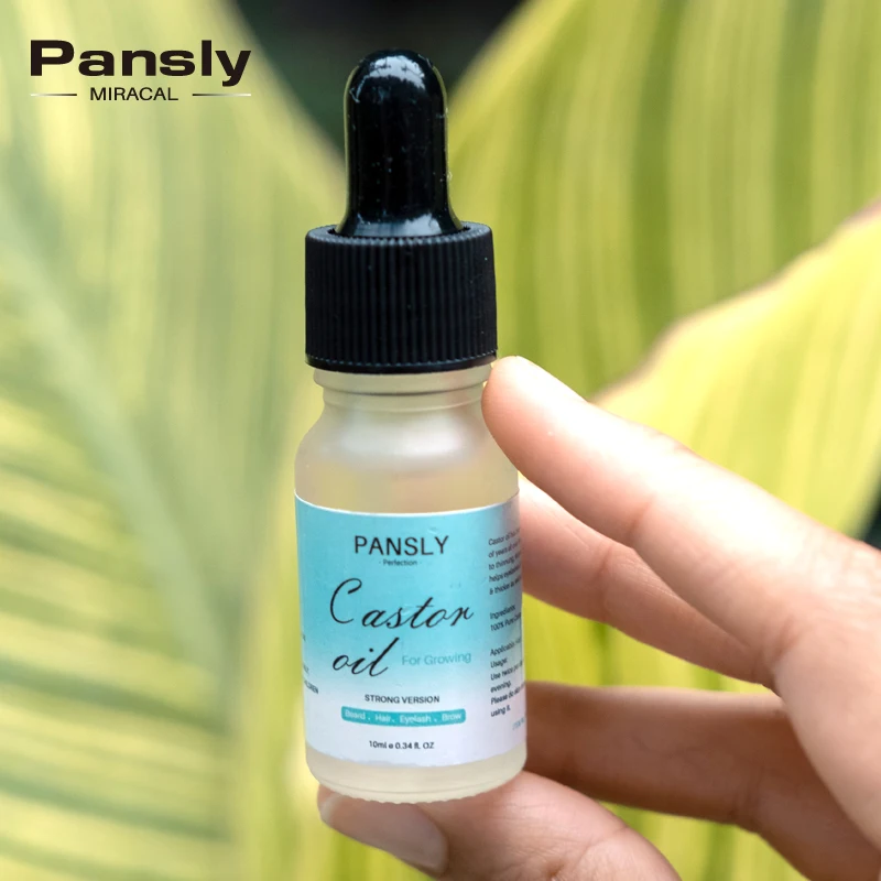 

Pansly Organic Castor Oil Natural Hair Beard Growth Serum Hair Care Anti Hair Loss Products Grow Hair Beard Eyelashes Eyebrow