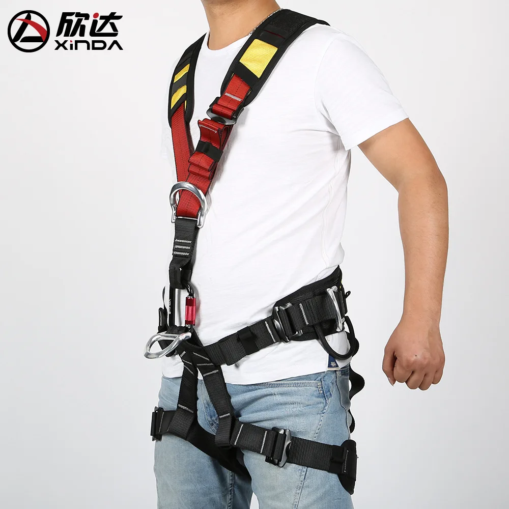 XINDA Outdoor Sport Protection Equipment Upper Body Seat Belt Shoulder Strap Climbing Mountaineering Safety Belt Downhill Rescue XINDA Outdoor Sport Protection Equipment Upper Body Seat Belt Shoulder Strap Climbing Mountaineering Safety Belt Downhill Rescue