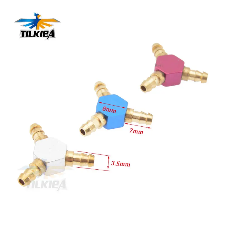 

Rc Boat 3-Way Water cooling Nozzles 3 Color Water cooling faucet Water Nipples Fuel Nozzles For Rc Boat
