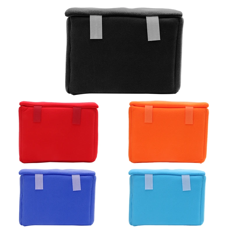 

OOTDTY Camera Lens Case Pouch Insert Cushion Partition Padded Shockproof Bag For DSLR L15